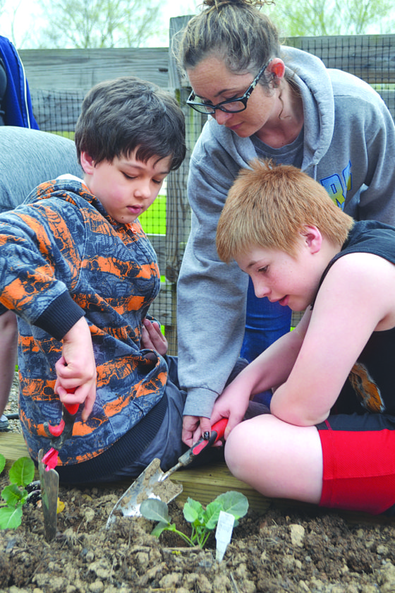 Students plant garden at Ewing School News, Sports, Jobs News and